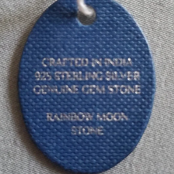 SG's Rainbow Moon Stone Ring made in India - Picture 9 of 16